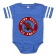 thumbnail image 1 of CafePress - Stink Bug Go Away - Cute Infant Baby Football Bodysuit, 1 of 3