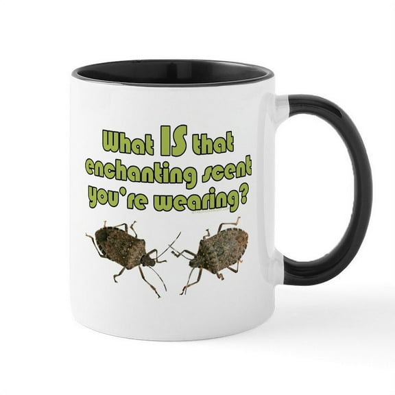 CafePress - Stink Bugs Enchant Lgt Mugs - 11 oz Ceramic Mug - Novelty Coffee Tea Cup