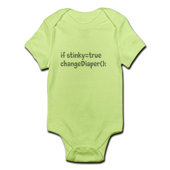CafePress - Stinky Baby Infant Bodysuit - Baby Light Bodysuit