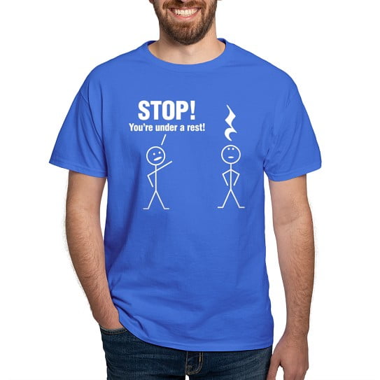 CafePress - Stop! Dark T Shirt - Men's Classic Cotton T-Shirts