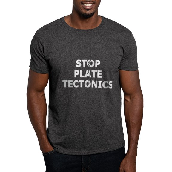 CafePress - Stop Plate Tectonics T Shirt - Men's Classic Graphic Cotton T-Shirt