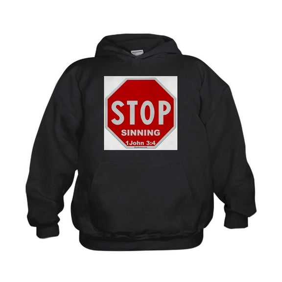CafePress - Stop Sinning - Kids Hooded Sweatshirt, Classic Hoodie