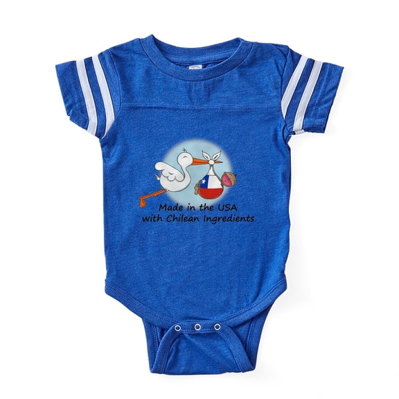 CafePress - Stork Baby Chile 2 - Cute Infant Baby Football Bodysuit