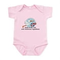 thumbnail image 1 of CafePress - Stork Baby Dominican Rep. USA Infant Bodysuit - Baby Light Bodysuit, Size Newborn - 24 Months, 1 of 4