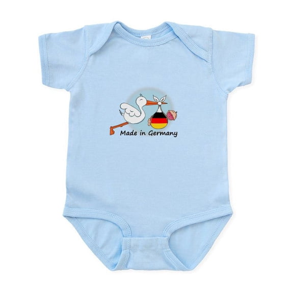 CafePress - Stork Baby Germany Infant Bodysuit - Baby Light Bodysuit, Size Newborn - 24 Months