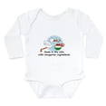 thumbnail image 1 of CafePress - Stork Baby Hungary USA Body Suit - Long Sleeve Cotton Baby Bodysuit, 1 of 4