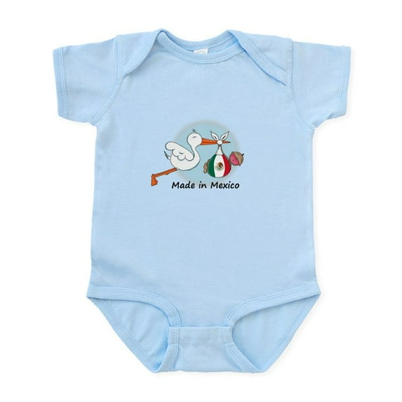 CafePress - Stork Baby Mexico Infant Bodysuit - Baby Light Bodysuit, Size Newborn - 24 Months