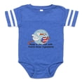 thumbnail image 1 of CafePress - Stork Baby Puerto 2 - Cute Infant Baby Football Bodysuit, 1 of 3