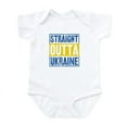 thumbnail image 1 of CafePress - Straight Outta Ukraine Support Ukraine Body Suit - Baby Light Bodysuit, Size Newborn - 24 Months, 1 of 4