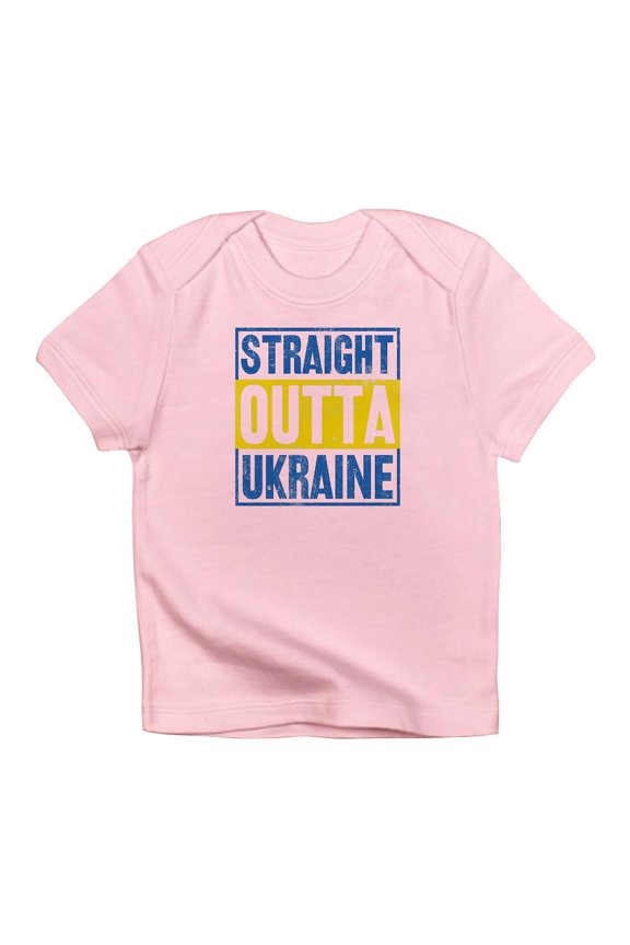 - Straight Outta Ukraine Support Ukraine T Shirt - Infant T-Shirt