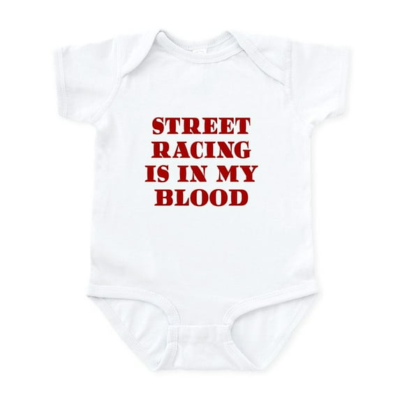 CafePress - Street Racing Infant Bodysuit - Baby Light Bodysuit, Size Newborn - 24 Months