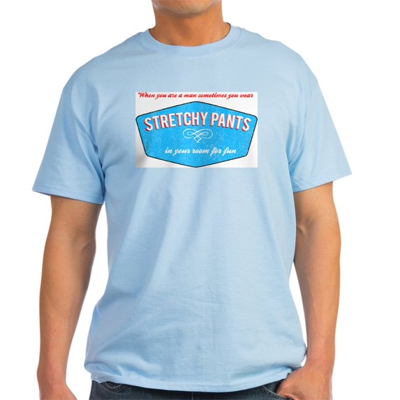 CafePress - Stretchy Pants (Vintage Look) Ash Grey T Shirt - Men's Classic Graphic T-Shirt