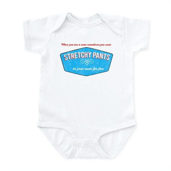 CafePress - Stretchy Pants (Vintage Look) Infant Creeper - Baby Light Bodysuit, Size Newborn - 24 Months