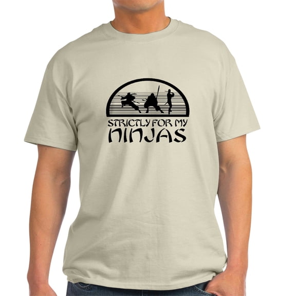 CafePress - Strictly For My Ninjas Light T Shirt - Men's Classic Graphic T-Shirt