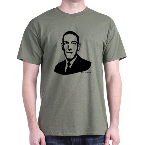 CafePress - Strk3 H.P. Lovecraft Dark T Shirt - Men's Classic Graphic Cotton T-Shirt