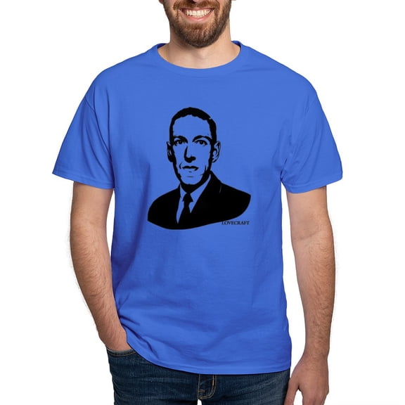 CafePress - Strk3 H.P. Lovecraft Dark T Shirt - Men's Classic Graphic Cotton T-Shirt