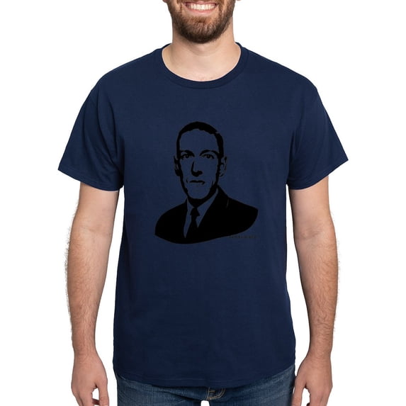 CafePress - Strk3 H.P. Lovecraft Dark T Shirt - Men's Classic Graphic Cotton T-Shirt