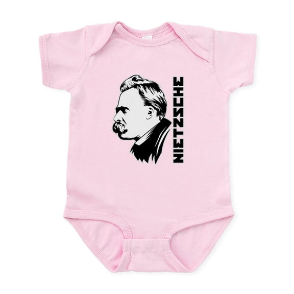 CafePress - Strk3 Nietzsche Infant Bodysuit - Baby Light Bodysuit, Size Newborn - 24 Months