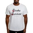 thumbnail image 1 of CafePress - Stroke Survivor Light T Shirt - Men's Classic Graphic T-Shirt, 1 of 4