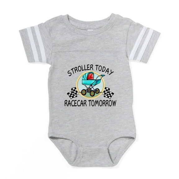 CafePress - Stroller Today - Cute Infant Baby Football Bodysuit