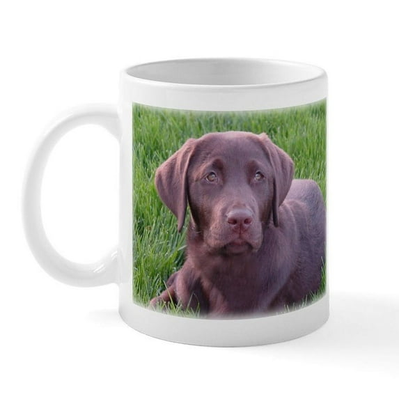 CafePress - Strong Chocolate Lab Mug - 11 oz Ceramic Mug - Novelty Coffee Tea Cup
