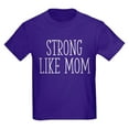 thumbnail image 1 of CafePress - Strong Like Mom Kids Dark T Shirt - Dark T-Shirt Kids XS-XL, 1 of 4