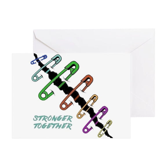 CafePress - Stronger Card Greeting Cards - Greeting Card, Blank Inside Matte