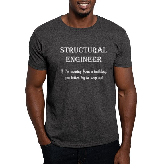 CafePress - Structural Engineer Black T Shirt - Men's Classic Graphic Cotton T-Shirt