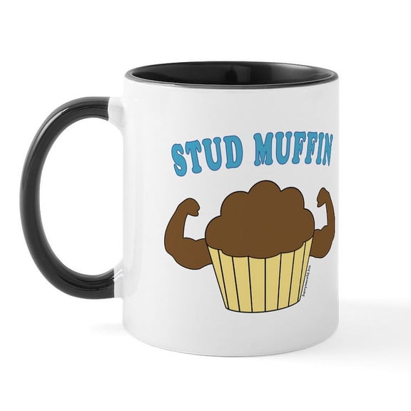 CafePress - Stud Muffin 2 Mug - 11 oz Ceramic Mug - Novelty Coffee Tea Cup