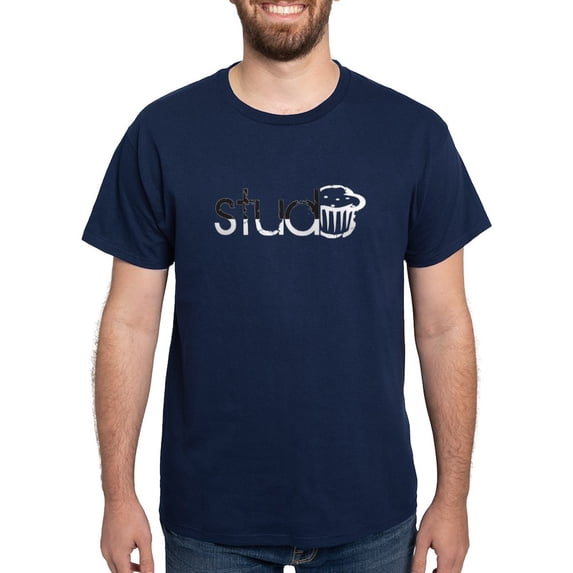 CafePress - Stud Muffin Dark T Shirt - Men's Classic Graphic Cotton T-Shirt