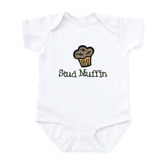 CafePress - Stud Muffin Infant Bodysuit - Baby Light Bodysuit, Size Newborn - 24 Months
