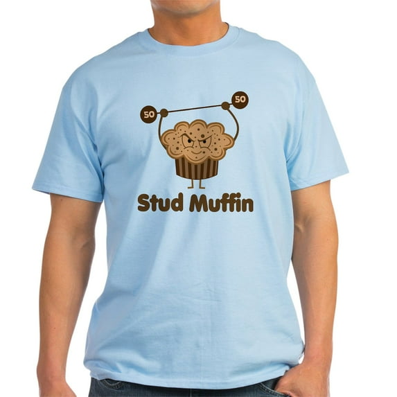 CafePress - Stud Muffin Light T Shirt - Men's Classic Graphic T-Shirt