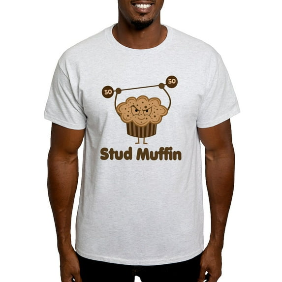 CafePress - Stud Muffin Light T Shirt - Men's Classic Graphic T-Shirt