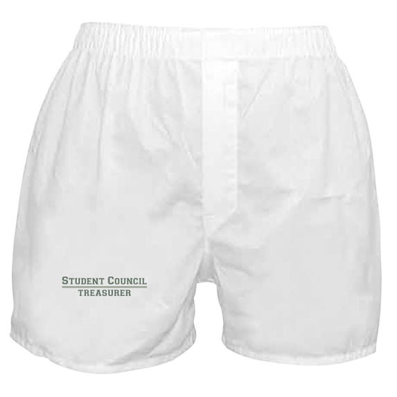 CafePress - Student Council Treasurer Boxer Shorts - Men's Novelty Boxer Shorts
