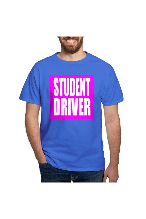 - Student Driver T Shirt - Men's Classic Graphic Cotton T-Shirt