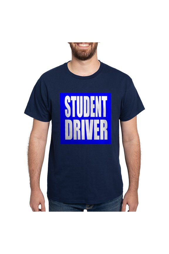 - Student Driver T Shirt - Men's Classic Graphic Cotton T-Shirt