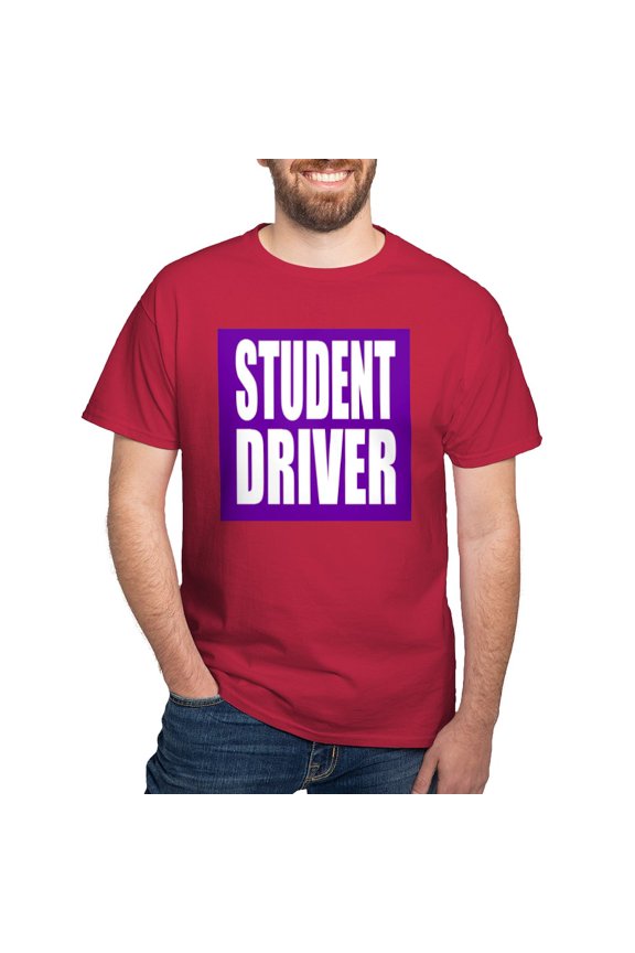 - Student Driver T Shirt - Men's Classic Graphic Cotton T-Shirt
