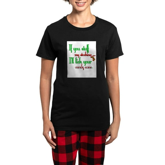 CafePress - Women's Dark Pajamas - Women's Short Sleeve Print T-Shirt and Pants Dark Cotton Pajama Set