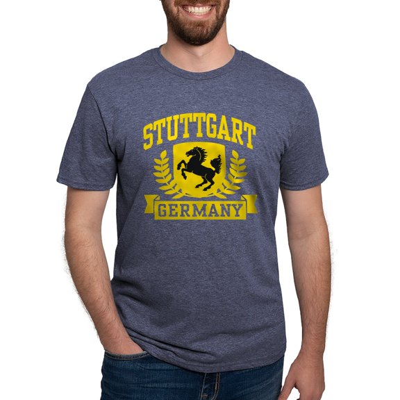 CafePress - Stuttgartgermany2 Men's Deluxe T Shirt - Mens Tri-blend T-Shirt