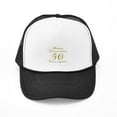 thumbnail image 1 of CafePress - Stylish 50Th Anniversary - Adjustable Unisex Printed Trucker Hat with Mesh Back, 1 of 8