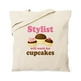 thumbnail image 1 of CafePress - Stylist Cupcake Tote Bag - Unisex Canvas Tote Bag, Beige, 1-Piece, 1 of 7