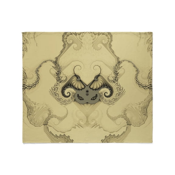 CafePress - Stylized Angel Wings Throw Blanket - Soft Fleece Throw Blanket, 50"x60" for All Ages