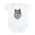thumbnail image 1 of CafePress - Stylized Grey Wolf Infant Bodysuit - Baby Light Bodysuit, Size Newborn - 24 Months, 1 of 4
