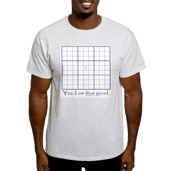 CafePress - Sudoku Master Light T Shirt - Men's Classic Graphic T-Shirt