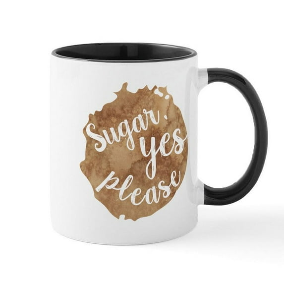 CafePress - Sugar Maroon 5 Design Mugs - 11 oz Ceramic Mug - Novelty Coffee Tea Cup