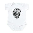 thumbnail image 1 of CafePress - Sugar Skull Black And White Body Suit - Baby Light Bodysuit, Size Newborn - 24 Months, 1 of 4