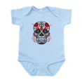 thumbnail image 1 of CafePress - Sugar Skull Body Suit - Baby Light Bodysuit, Size Newborn - 24 Months, 1 of 4