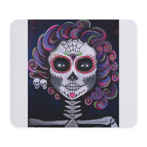 CafePress - Sugar Skull Candy 2 Mousepad - Non-slip Rubber Mousepad, Gaming Mouse Pad