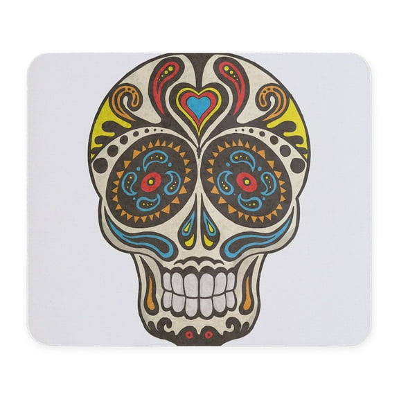 CafePress - Sugar Skull Mousepad - Non-slip Rubber Mousepad, Gaming Mouse Pad