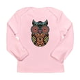 thumbnail image 1 of CafePress - Sugar Skull Owl Color Long Sleeve Infant T Shirt - Long Sleeve Infant T-Shirt, 1 of 2